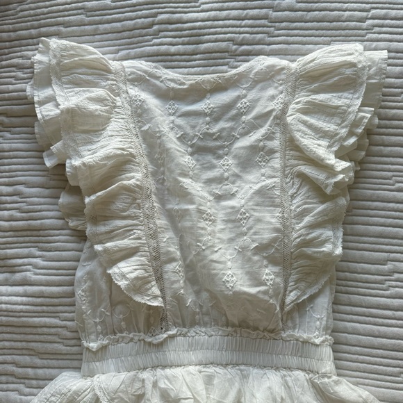 LoveShackFancy White Ruffle Coelli Dress - Picture 11 of 13